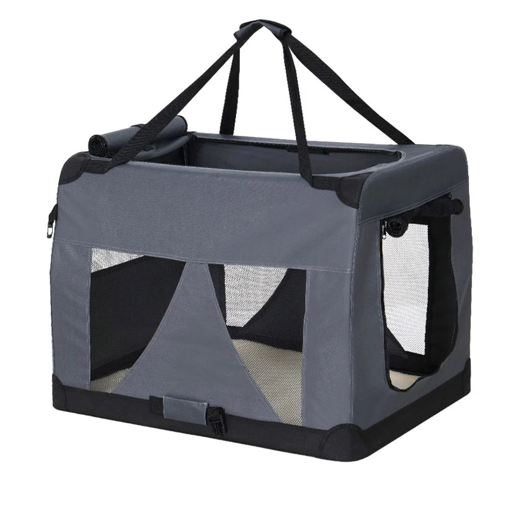 Pet Carrier Soft Crate Dog Cat Travel 121x80CM Portable