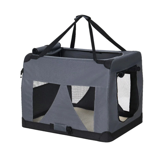 Pet Carrier Soft Crate Dog Cat Travel 60x42CM Portable
