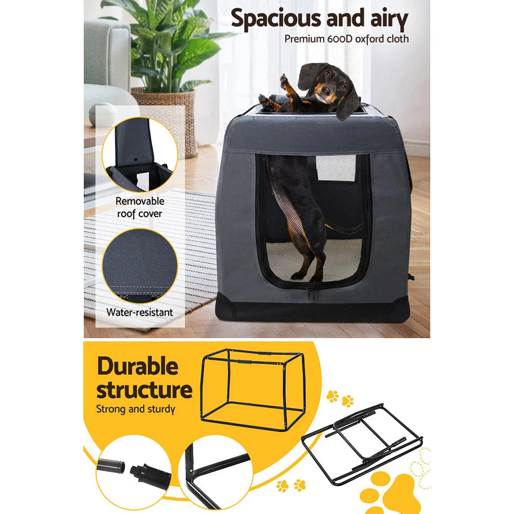 60x42cm dog kennel with pet carrier soft