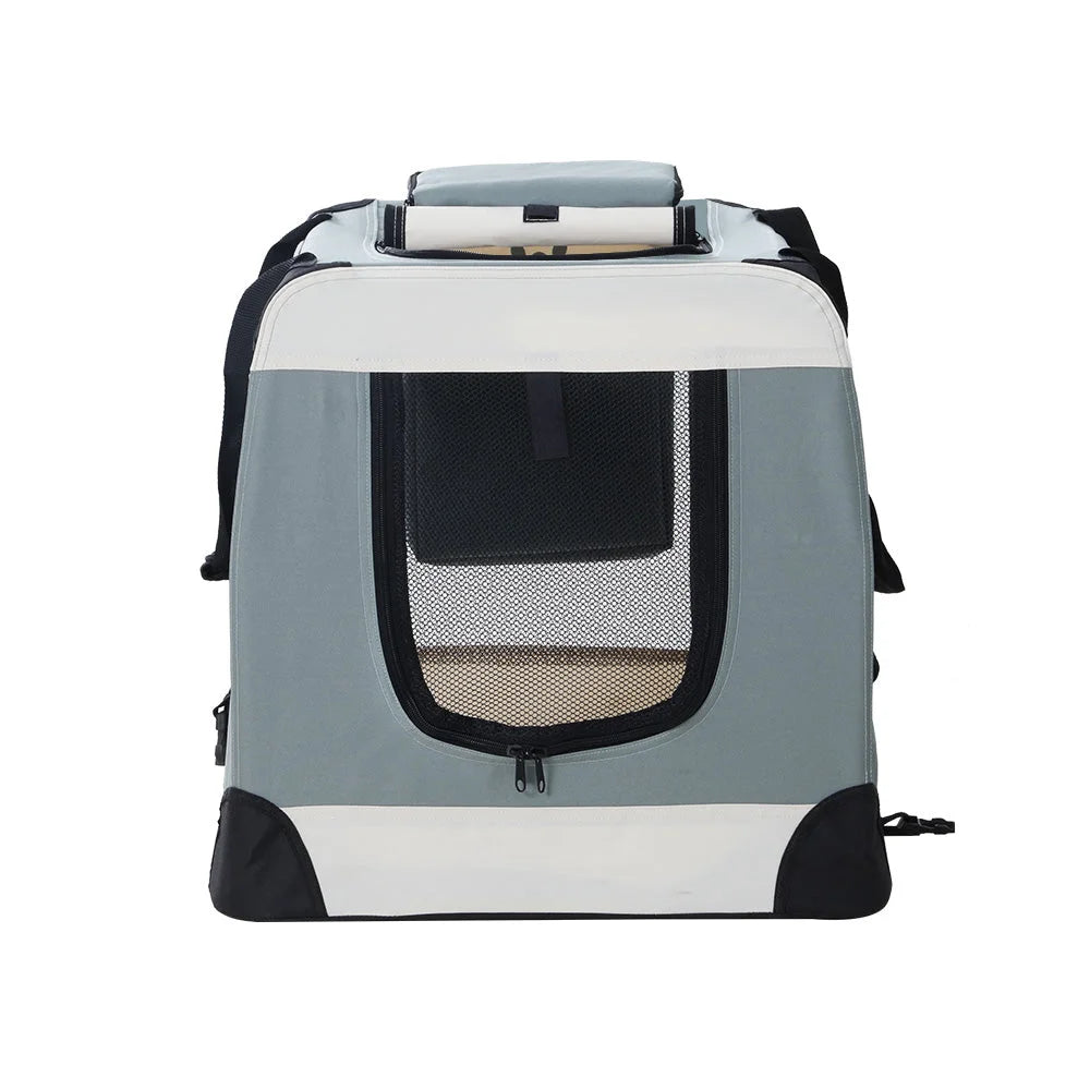 Carrier Soft Crate Dog Cat Travel 70x52cm Portable Foldable Car Large Pet