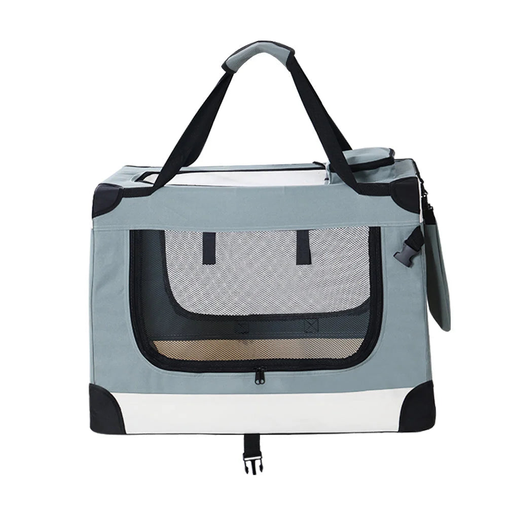 Pet Carrier Soft Crate Dog Cat Travel 70x52cm