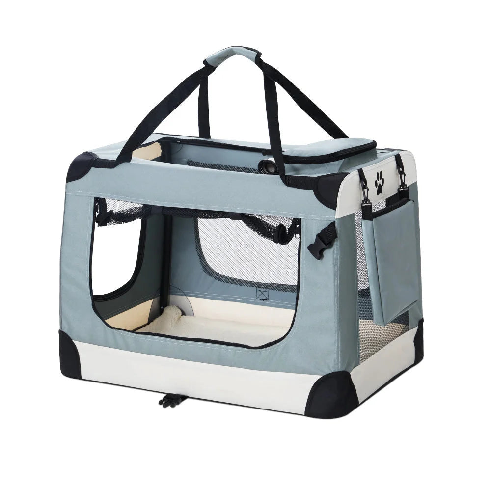 Pet Carrier Soft Crate Dog Cat Travel 70x52CM