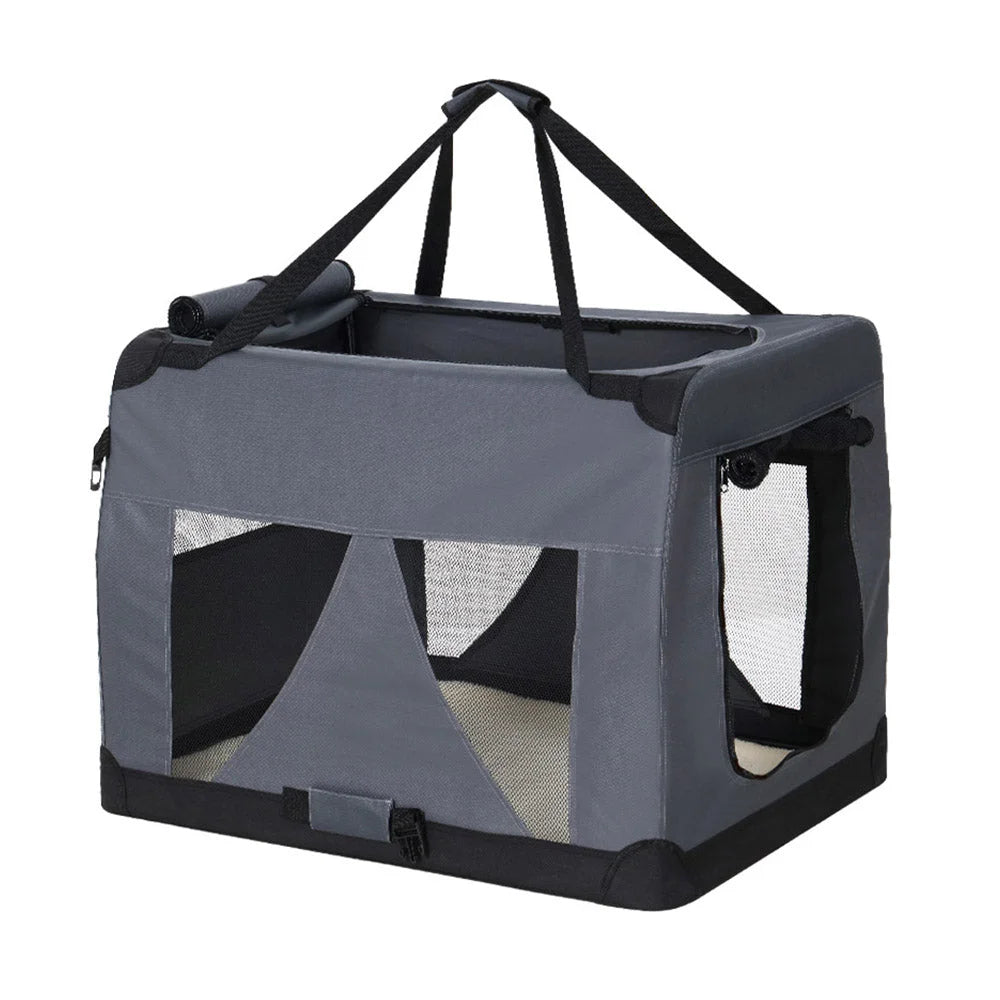 Pet Carrier Soft Crate Dog Cat Travel 82x58CM Portable