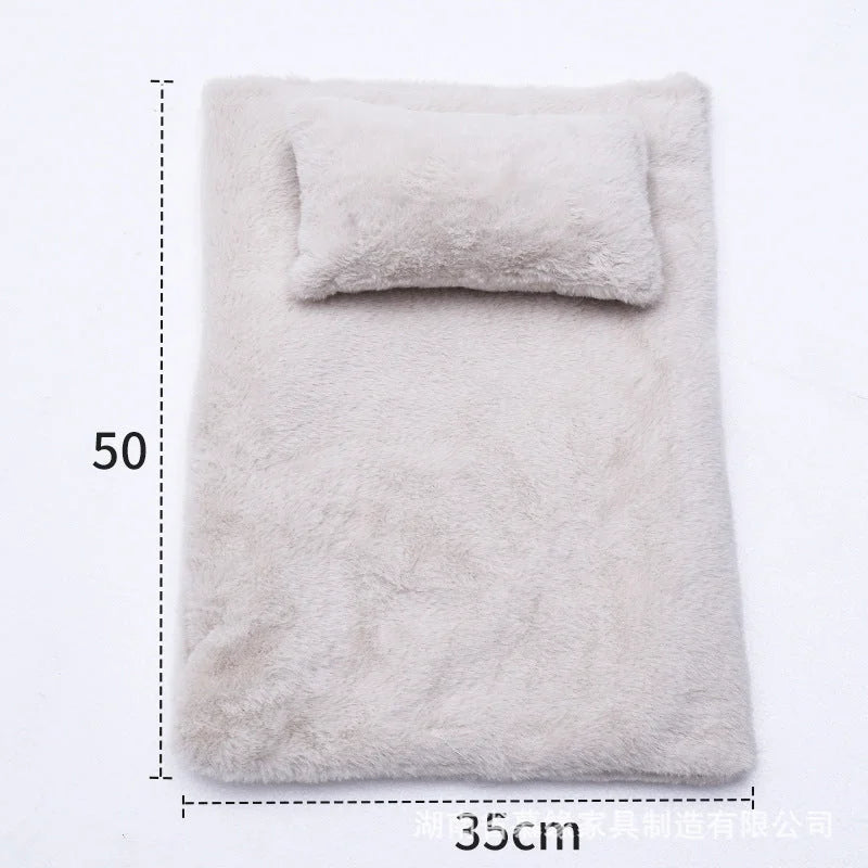 Pet Cat Dog Bed Solid Wood Puppy Home Medium Size