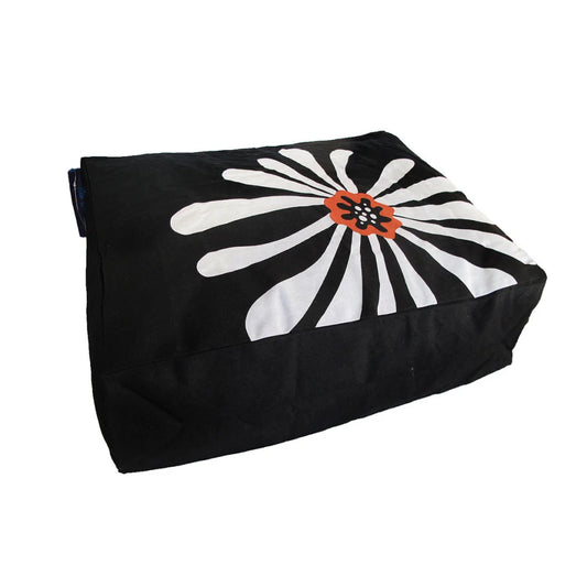 Pet Dog Bed Cover Heavy Duty Pure Cotton Small Black - Pet