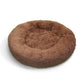 Pet Dog Bedding Warm Plush Round Comfortable Dog Nest Light