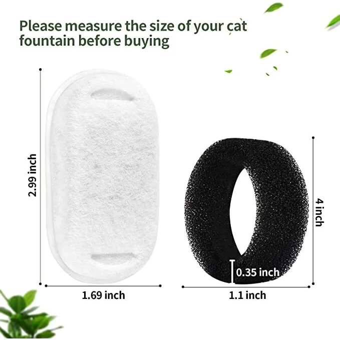 Pet Dog Cat Automatic Water Dispenser Replacement Filters