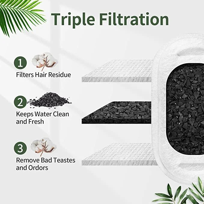 Pet Dog Cat Automatic Water Dispenser Replacement Filters