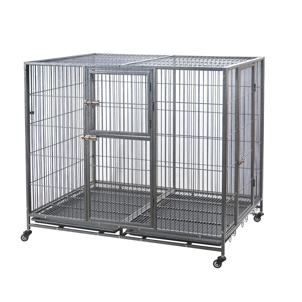 Pet Dog Cat Cage XXL Metal Crate Kennel Portable Puppy