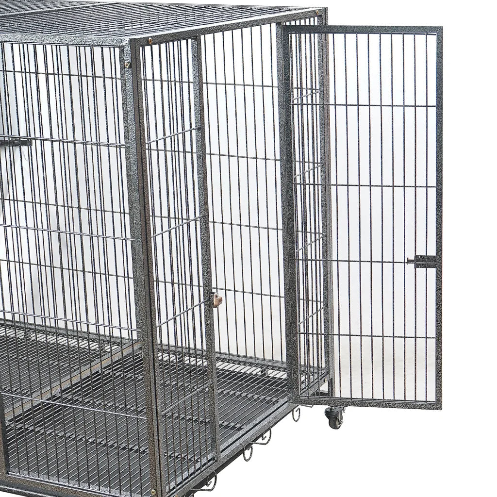 Pet Dog Cat Cage XXL Metal Crate Kennel Portable Puppy
