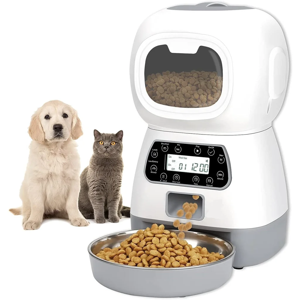 Pet Dog Cat Feeder Automatic Digital Food Bowl Dispenser