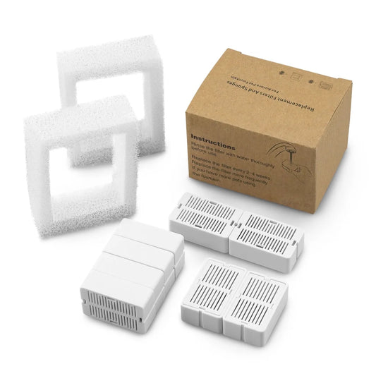 Pet Dog Cat Fountain Filter 16x Replacement Activated