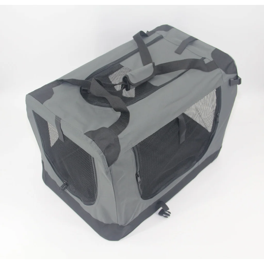 Pet Dog Cat Puppy Soft Crate XXXL Portable Foldable - Grey