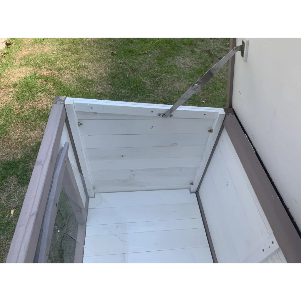 Pet Dog Kennel House M Timber Wooden Puppy Cabin