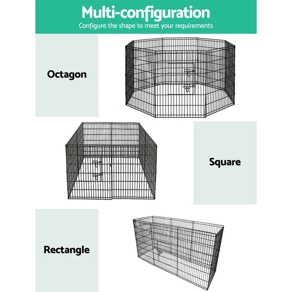 Pet Dog Playpen 2X36’’ 8 Panel Puppy Exercise Cage