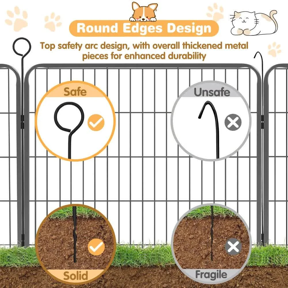 Pet Dog Playpen Puppy Exercise Cage Enclosure Fence Metal