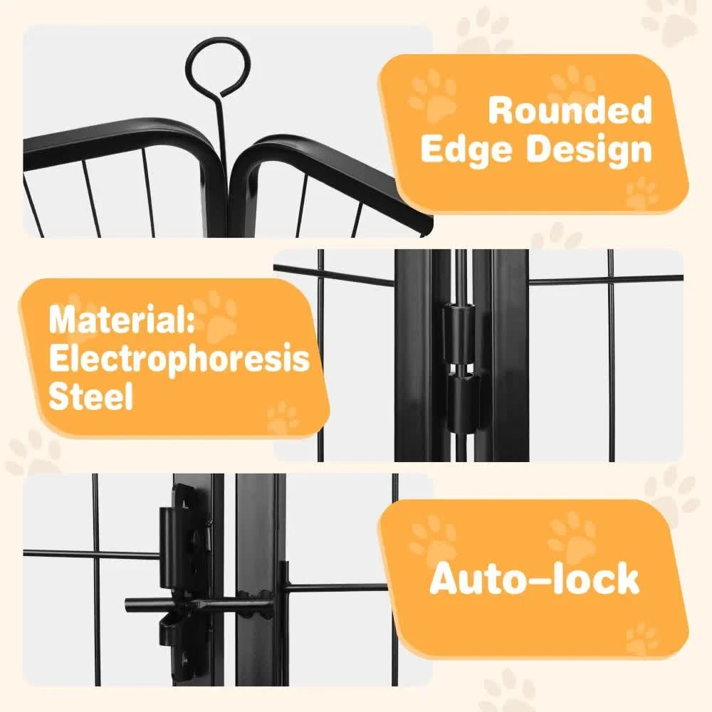 Pet Dog Playpen Puppy Exercise Cage Enclosure Fence Metal