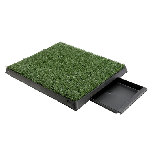 Pet Dog Potty Tray Training Toilet 63cm x 50cm with 1 Grass