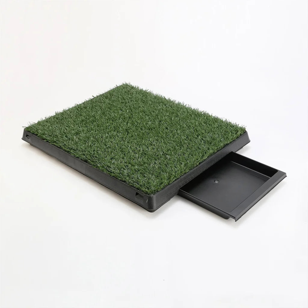 Pet Dog Potty Tray Training Toilet 63cm x 50cm with 1 Grass