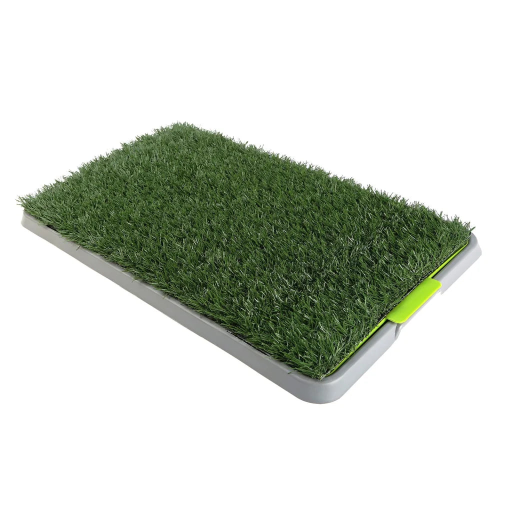 Pet Dog Potty Tray Training Toilet 69cm x 43cm with 1 Grass