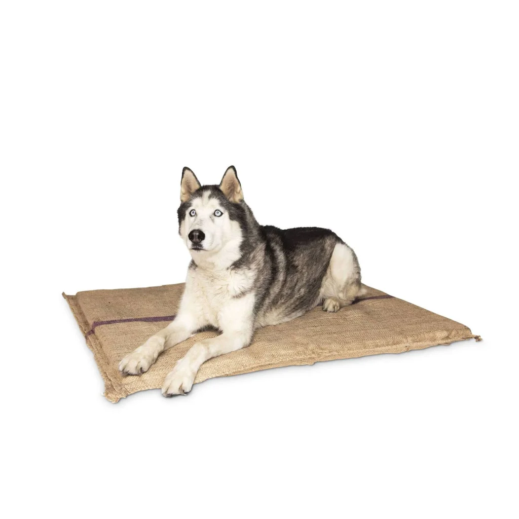 Pet Dog Puppy Bed Mat Jumbo Hessian Cushion with Foam 110 x