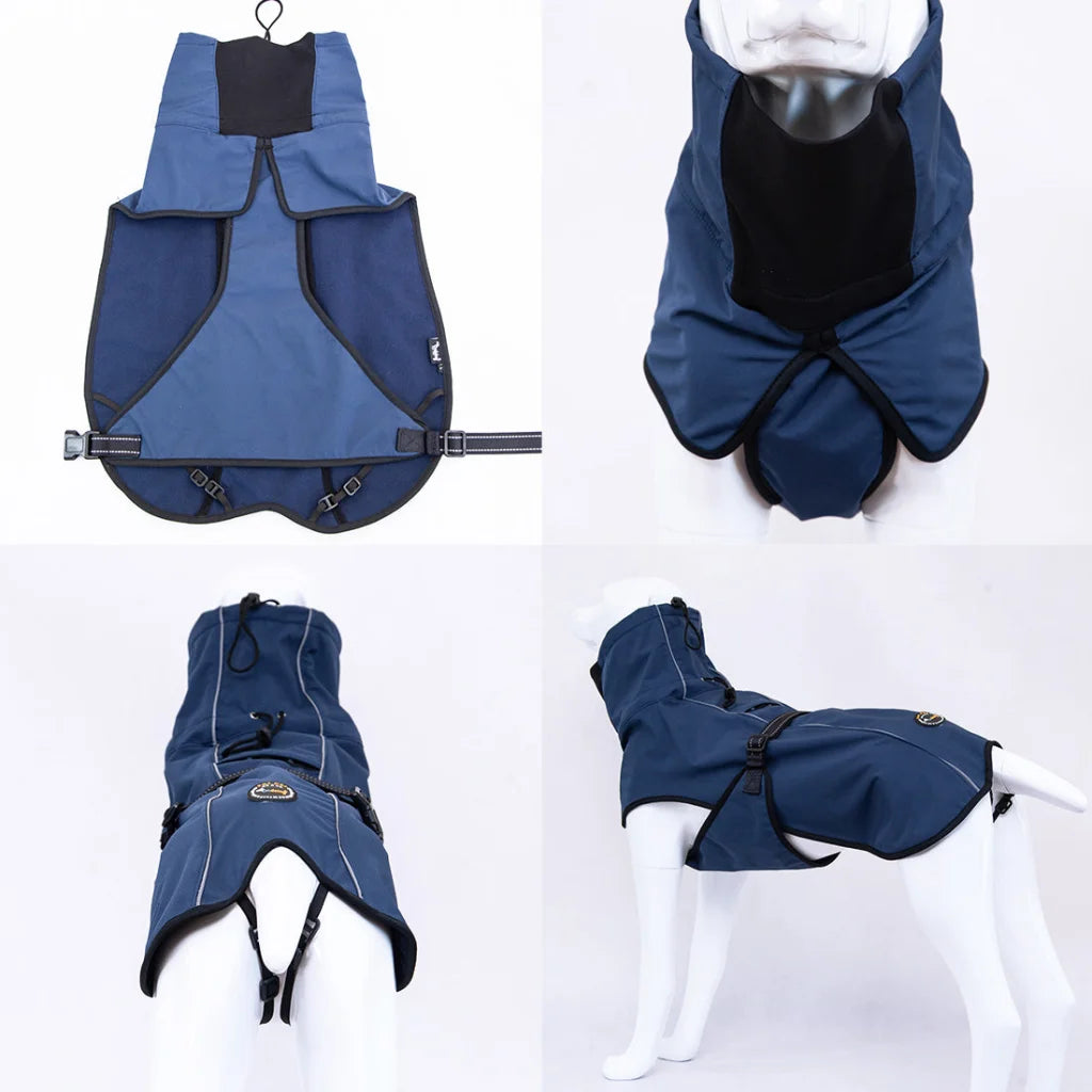 Pet Dog Raincoat Poncho Jacket - Windbreaker Waterproof
