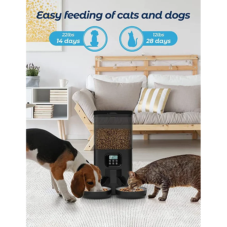 Pet Feeder 6L Automatic Digital Dog Cat Dispenser