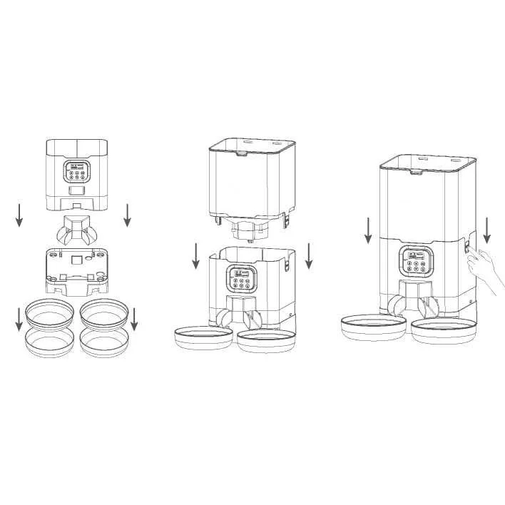 Pet Feeder 6L Automatic Digital Dog Cat Dispenser