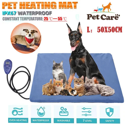 Pet Heat Pad Waterproof Heating Mat for Cat & Dog Bed