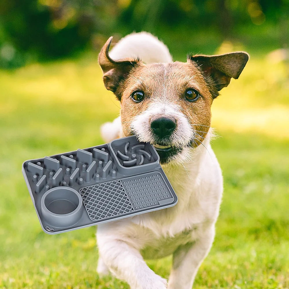 Pet Licking Mat Bite Resistant Non-Slip Slow Feeder - Pet