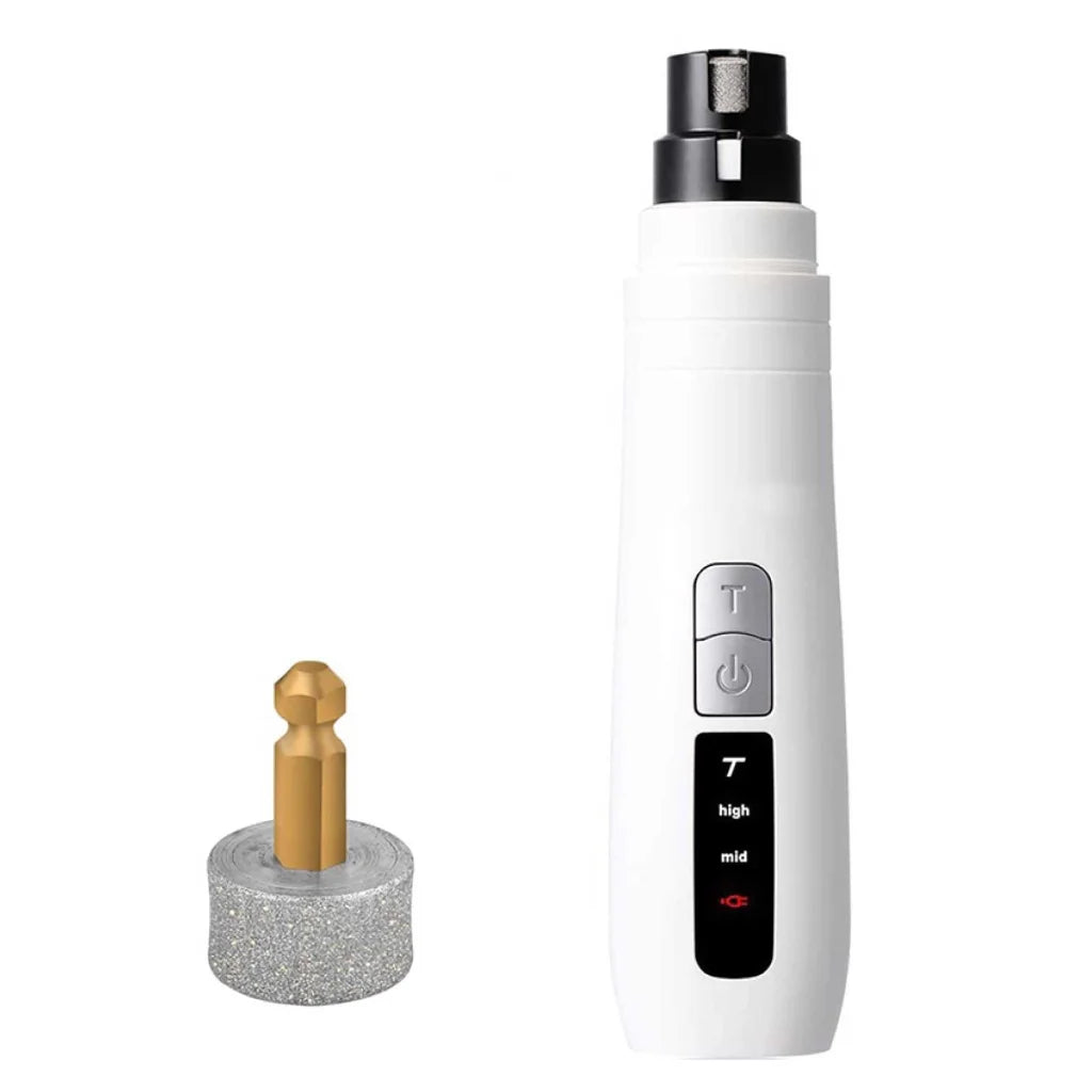 Pet nail grinder with dog cat trimmer turbo