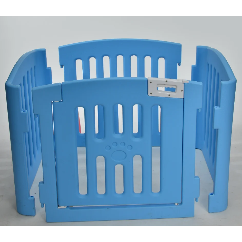 Pet Pen 4 Panel Plastic Foldable Dog Fence Enclosure