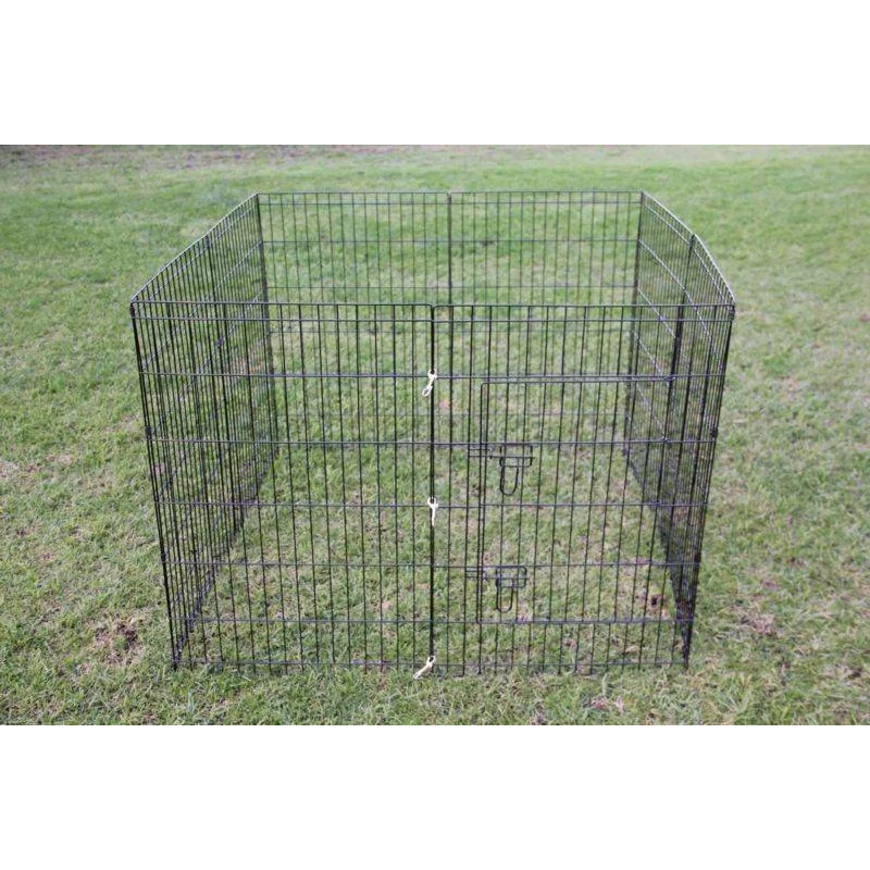 Pet Playpen 120cm 8 Panel Dog Exercise Chicken Cage Puppy