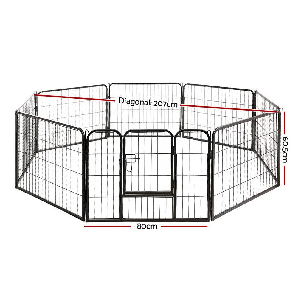Pet Playpen 8 Panel Dog Puppy Exercise Cage Enclosure Fence