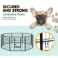 Pet Playpen 8 Panel Dog Puppy Exercise Cage Enclosure Fence