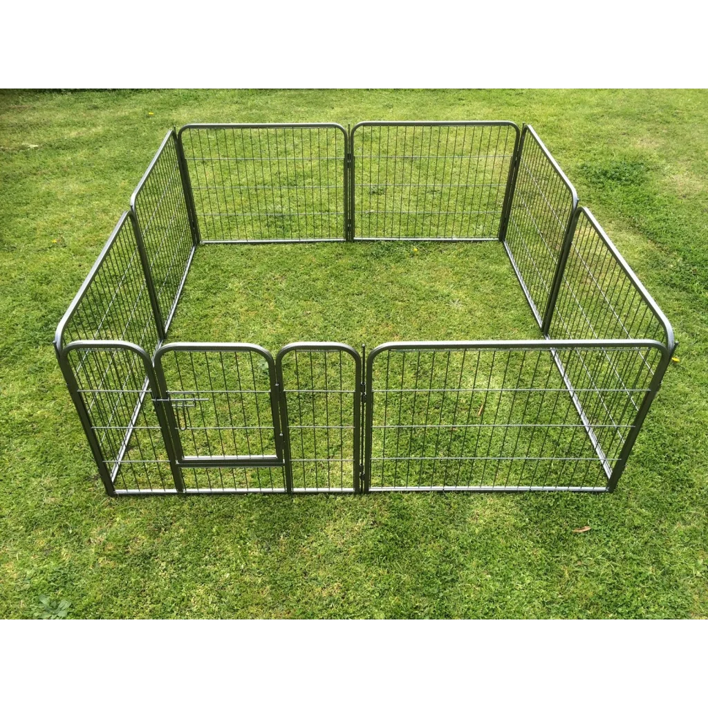 Pet Playpen Exercise Cage Enclosure Fence 2X 8 Panel 60cm