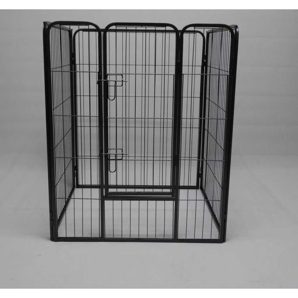 Pet Playpen Fence - 4 Panels 100cm for Dog Cat Puppy Rabbit