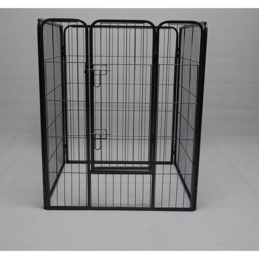 Pet Playpen Fence - 4 Panels 100cm for Dog Cat Puppy Rabbit