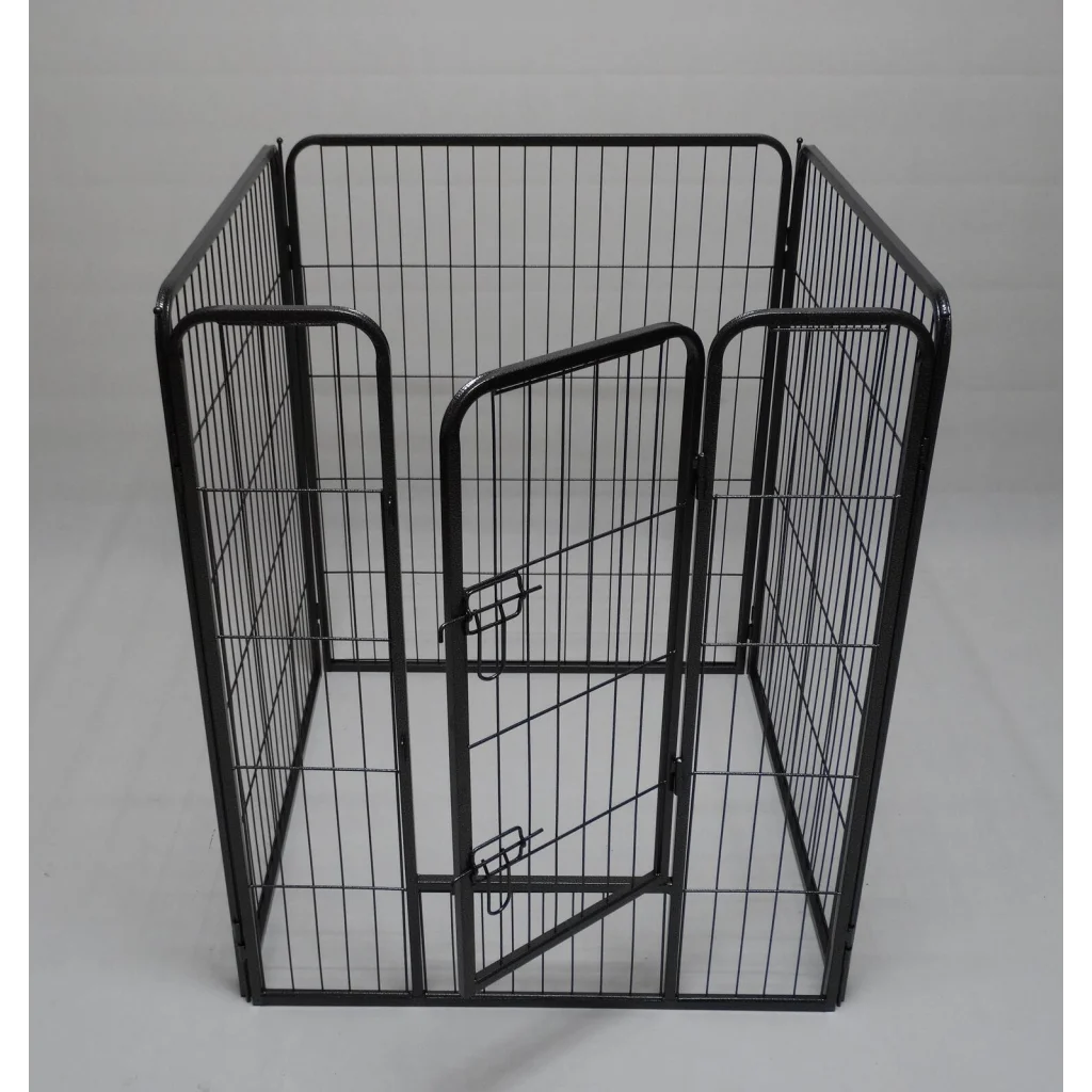 Pet Playpen Fence - 4 Panels 100cm for Dog Cat Puppy Rabbit
