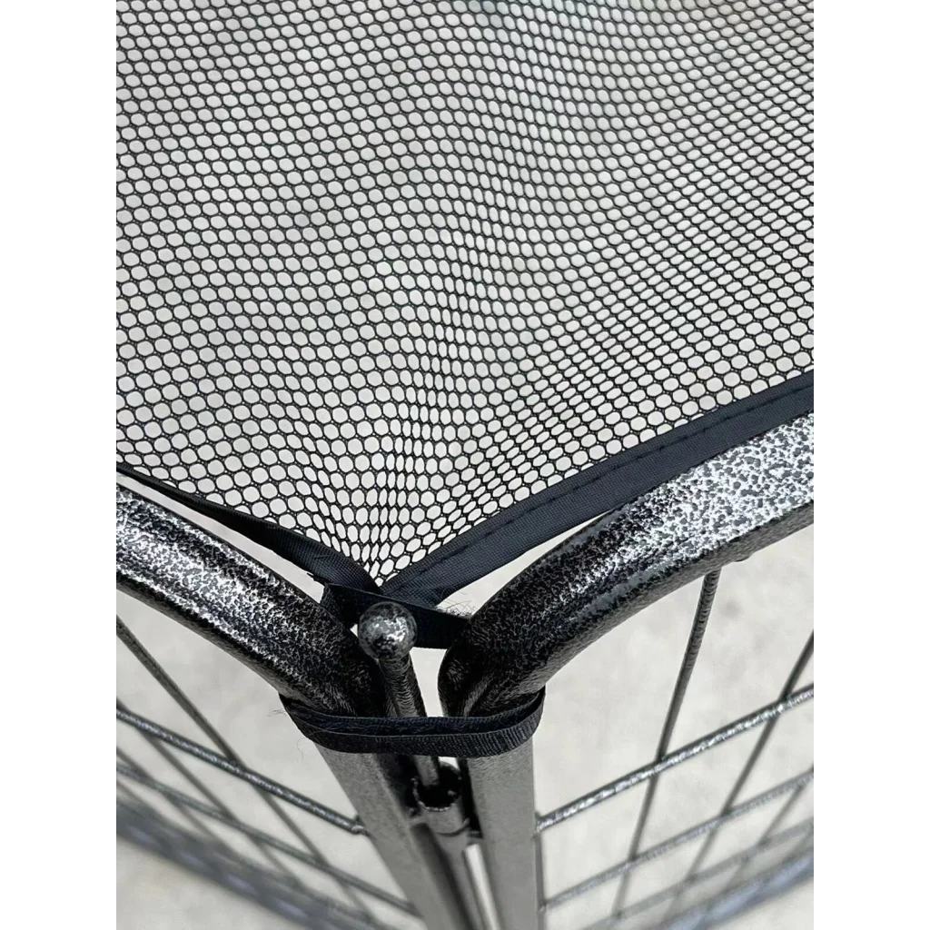 Pet Playpen Fence with Cover 100cm Heavy Duty for Dog Cat