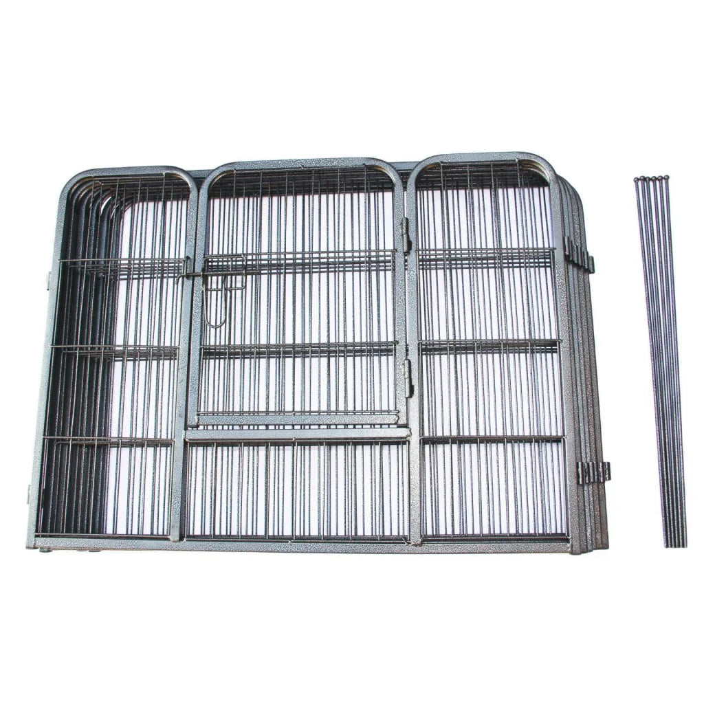 Pet Playpen Heavy Duty 2 X 6 Panel Exercise Fence 60cm