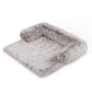 Pet Sofa Bed Dog Calming Sofa Cover Protector Cushion Plush