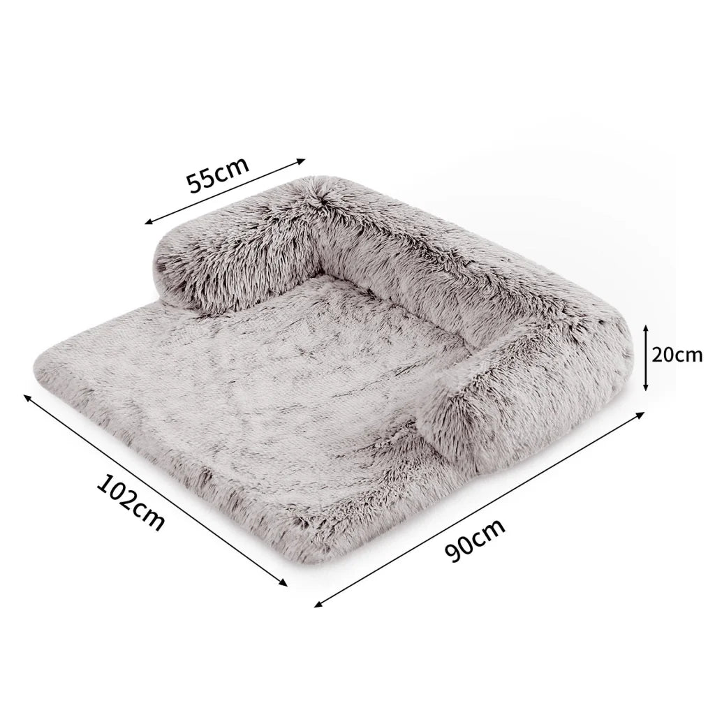 Pet Sofa Bed Dog Calming Sofa Cover Protector Cushion Plush