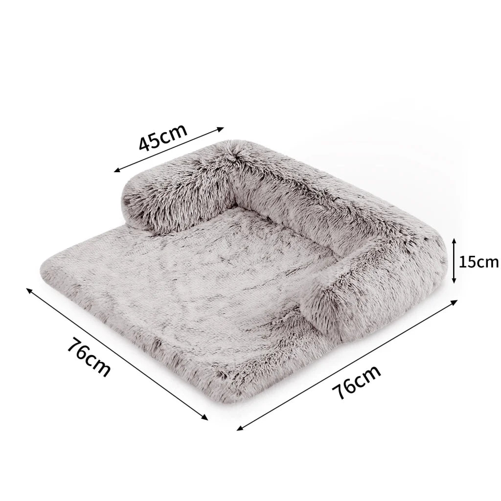 Pet Sofa Bed Dog Calming Sofa Cover Protector Cushion Plush