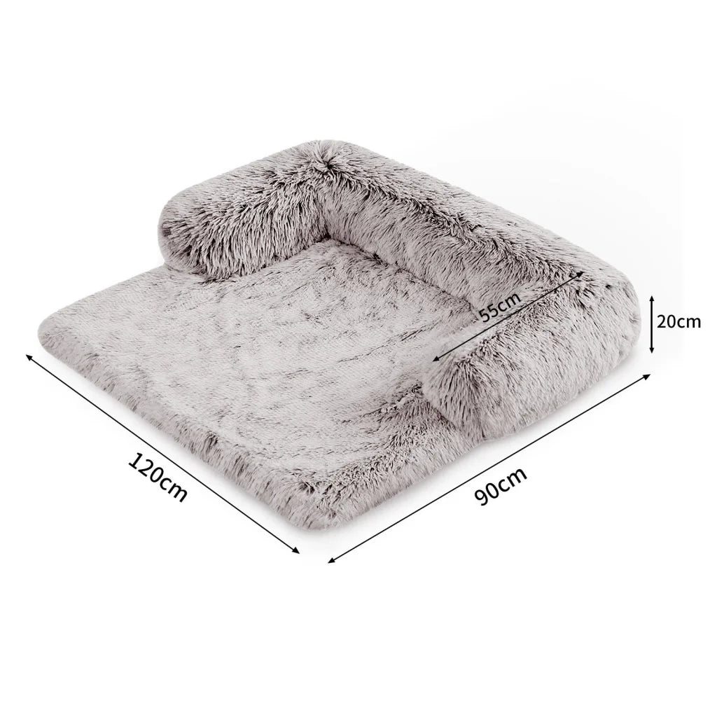Pet Sofa Bed Dog Calming Sofa Cover Protector Cushion Plush