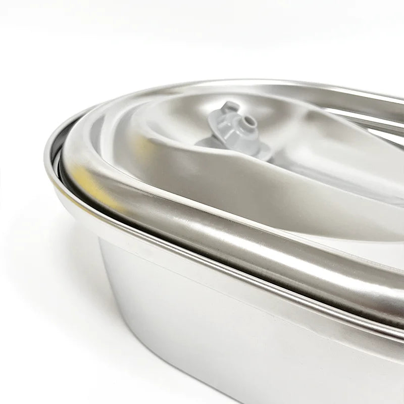 Pet Water Fountain 2L Automatic Dog Cat Stainless Steel