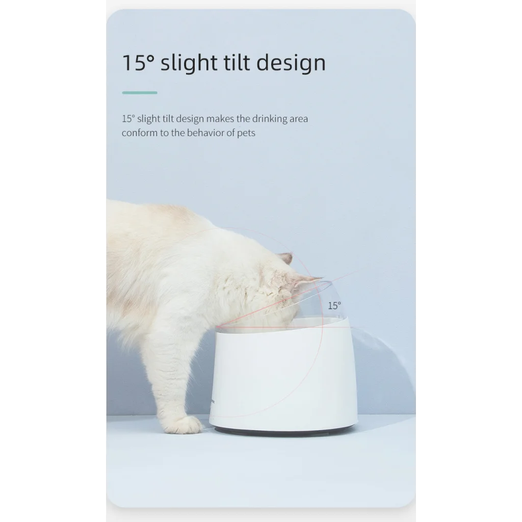 Pet Water Fountain Automatic Self-Clean for Dog Cat 1.5L