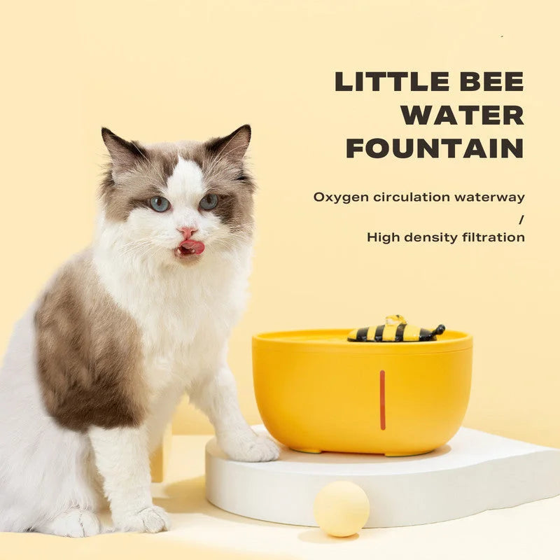 Pet Water Fountain Cat Dog Automatic Sensor Drink Dispenser