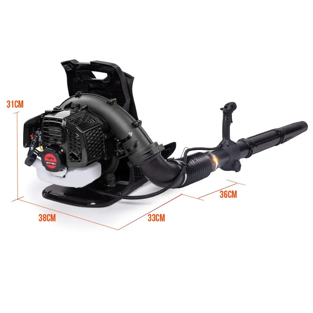 Petrol Backpack Leaf Blower 65CC Commercial 2 Stroke Garden