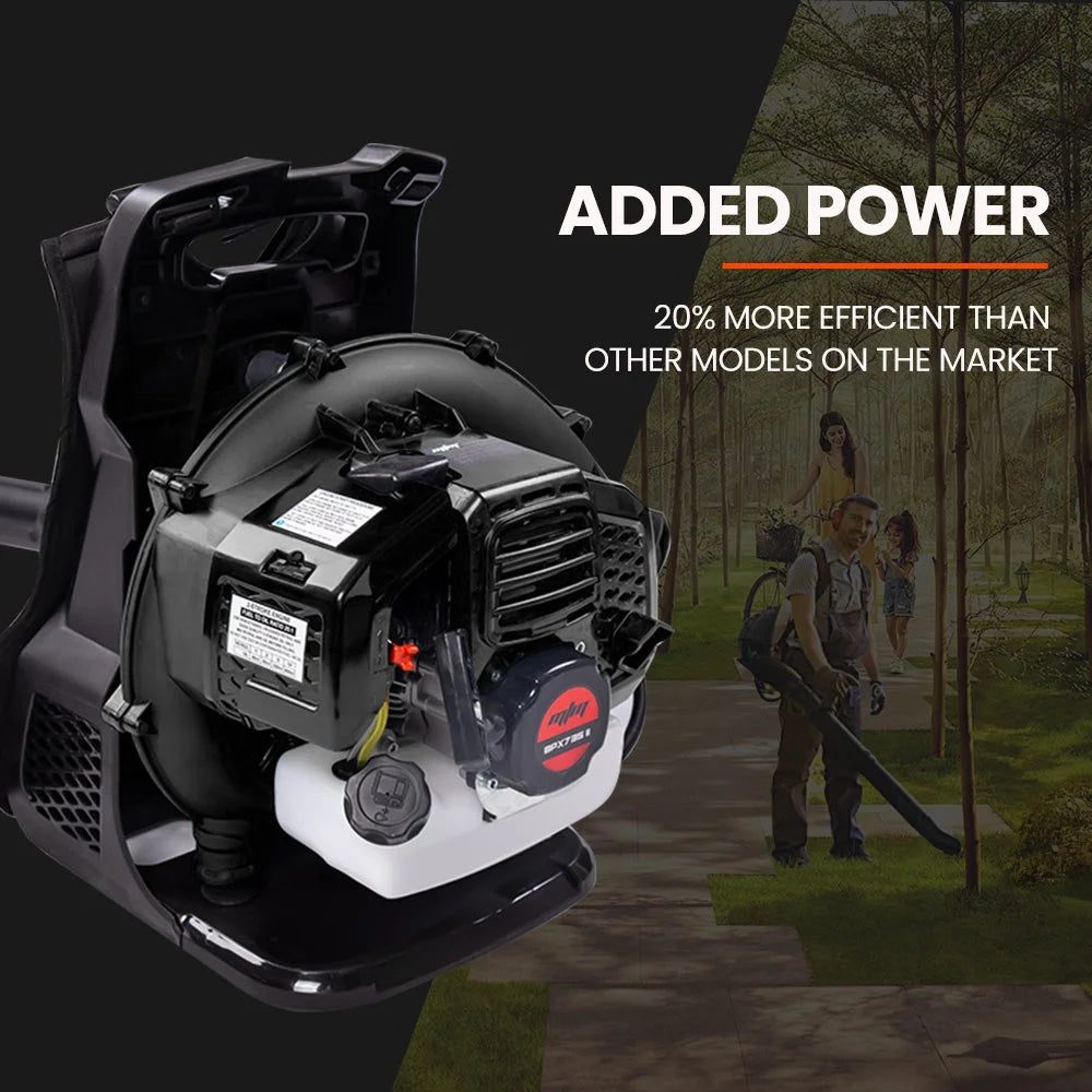 Petrol Backpack Leaf Blower 65CC Commercial 2 Stroke Garden